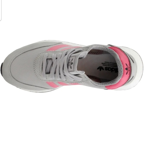 💸 SOLD 💸 Adidas I-5923 Grey w/pink stripes 8 - Picture 3 of 7